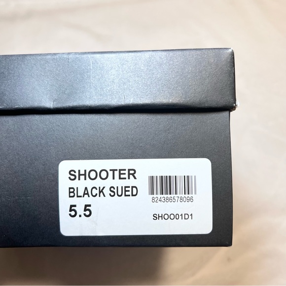 Steve by Steve madden Black Suede shooter kiltie booties - NIB - Picture 9 of 10